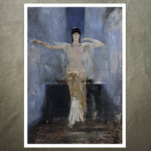 Nikolaos Gyzis "The Spider" (c.1884) - Mabon Gallery