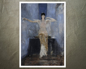 Nikolaos Gyzis "The Spider" (c.1884) - Mabon Gallery