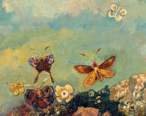 Odilon Redon "Butterflies" (c.1910) - Mabon Gallery