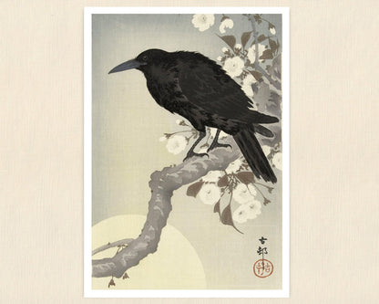 Ohara Koson "The Crows" (c.1920) - Set of 4 Prints - Mabon Gallery