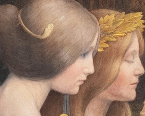 Paul Berthon "Les Musiciennes Dans Un Parc" (c.1905) - Mabon Gallery