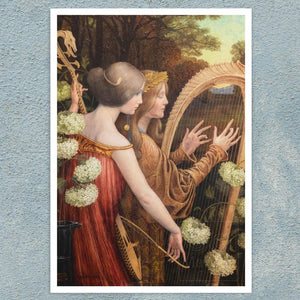 Paul Berthon "Les Musiciennes Dans Un Parc" (c.1905) - Mabon Gallery