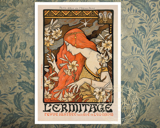 Paul Berthon "Revue L'ermitage" (c.1897) - Mabon Gallery