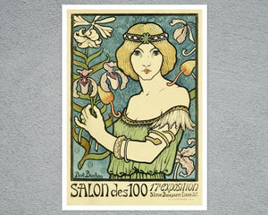 Paul Berthon "Salon de Cents" (c.1897) - Mabon Gallery