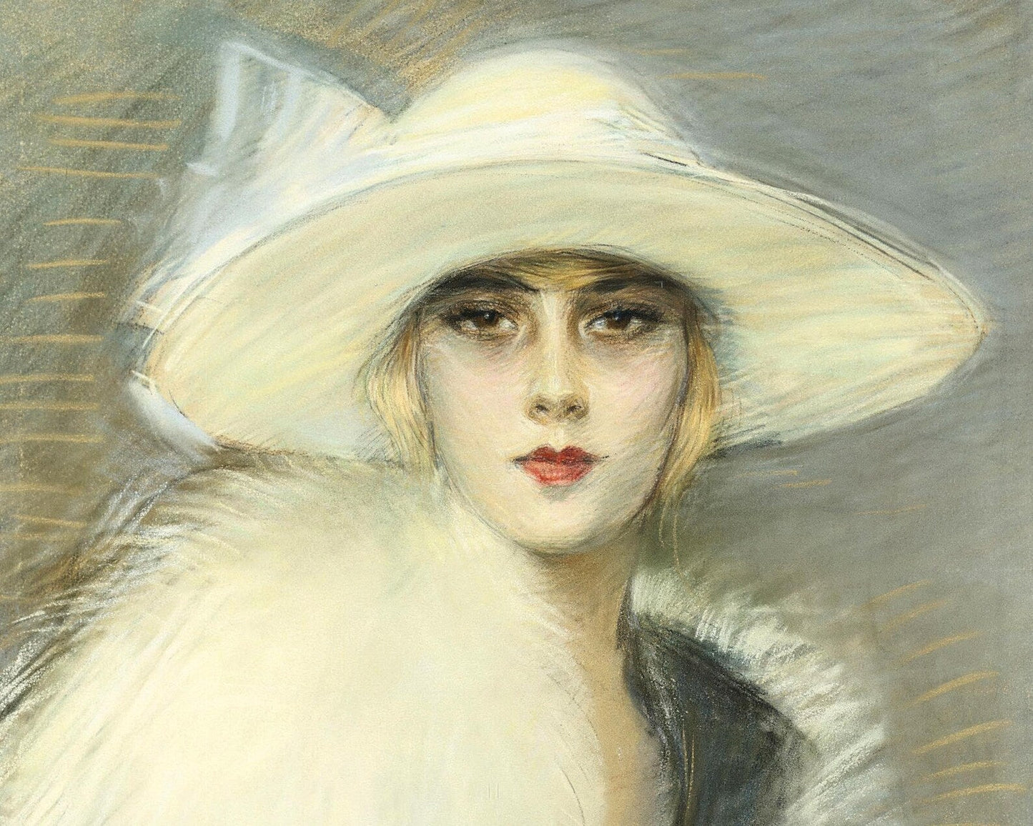 Paul César Helleu "Portrait de Femme - à Jacqueline" (c.1905) - Mabon Gallery