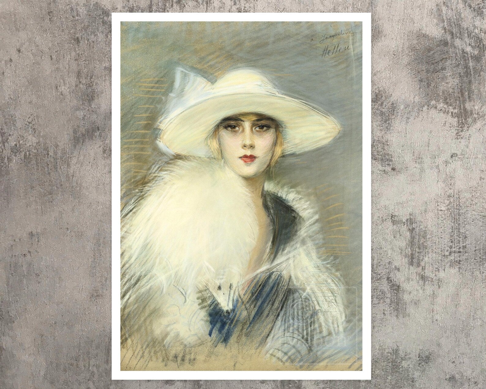 Paul César Helleu "Portrait de Femme - à Jacqueline" (c.1905) - Mabon Gallery