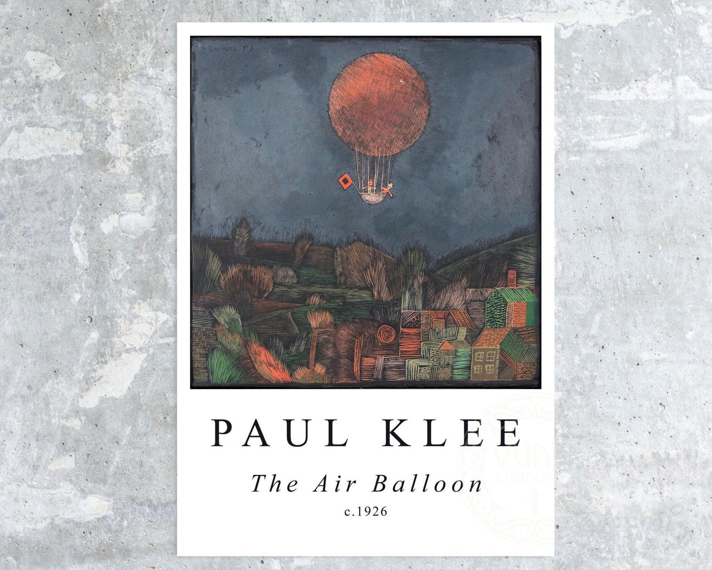 Paul Klee "The Air Balloon" (c.1926) - Mabon Gallery