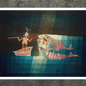 Paul Klee "The Seafarer" (c.1923) - Mabon Gallery