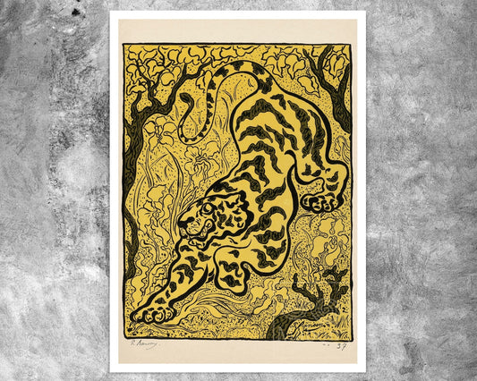 Paul Ranson "Tiger in the Jungle" (c.1893) - Mabon Gallery