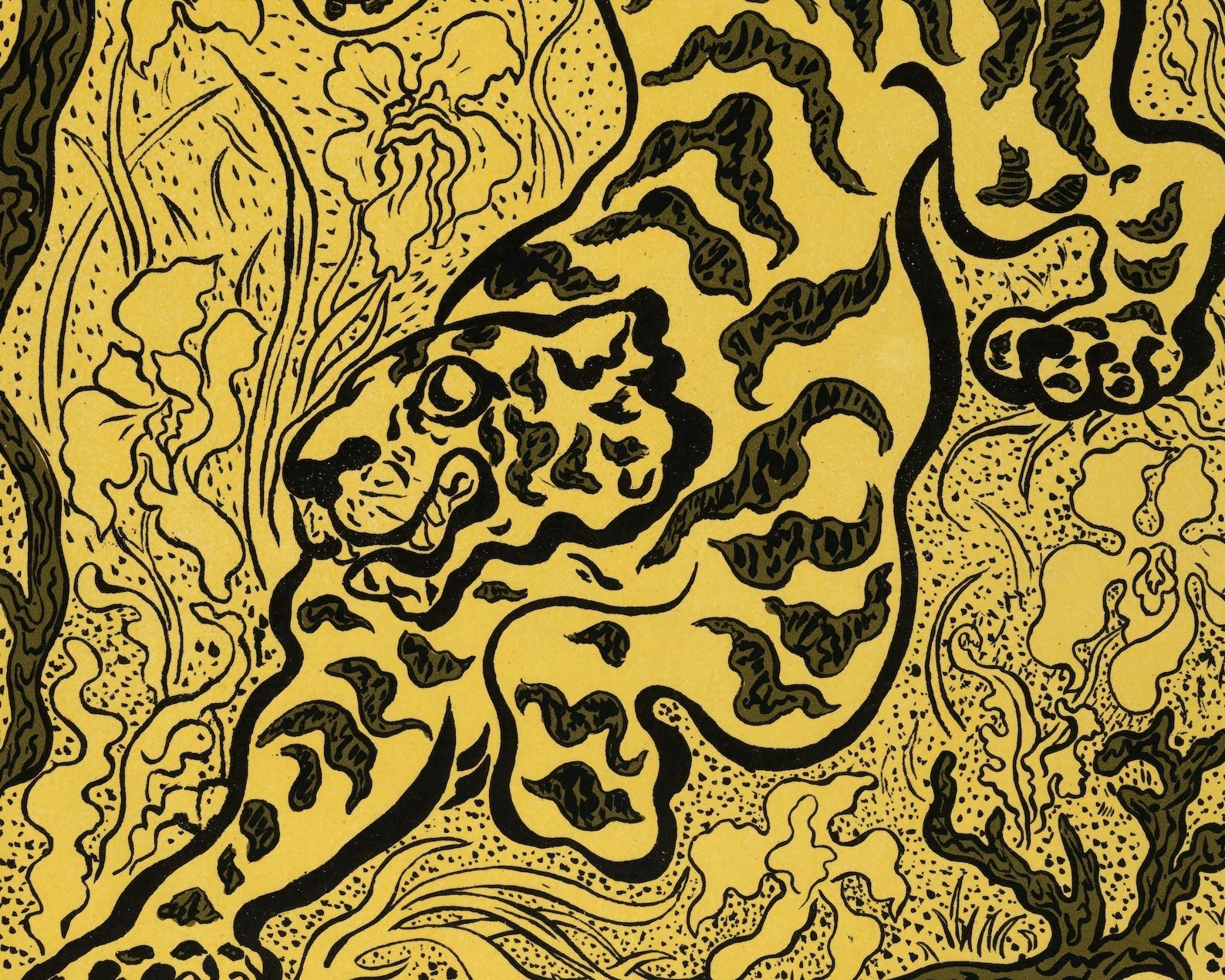 Paul Ranson "Tiger in the Jungle" (c.1893) - Mabon Gallery