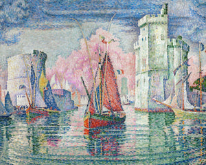 Paul Signac “Entrance to the port of La Rochelle” (c.1921) - Mabon Gallery