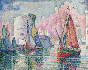 Paul Signac “Entrance to the port of La Rochelle” (c.1921) - Mabon Gallery