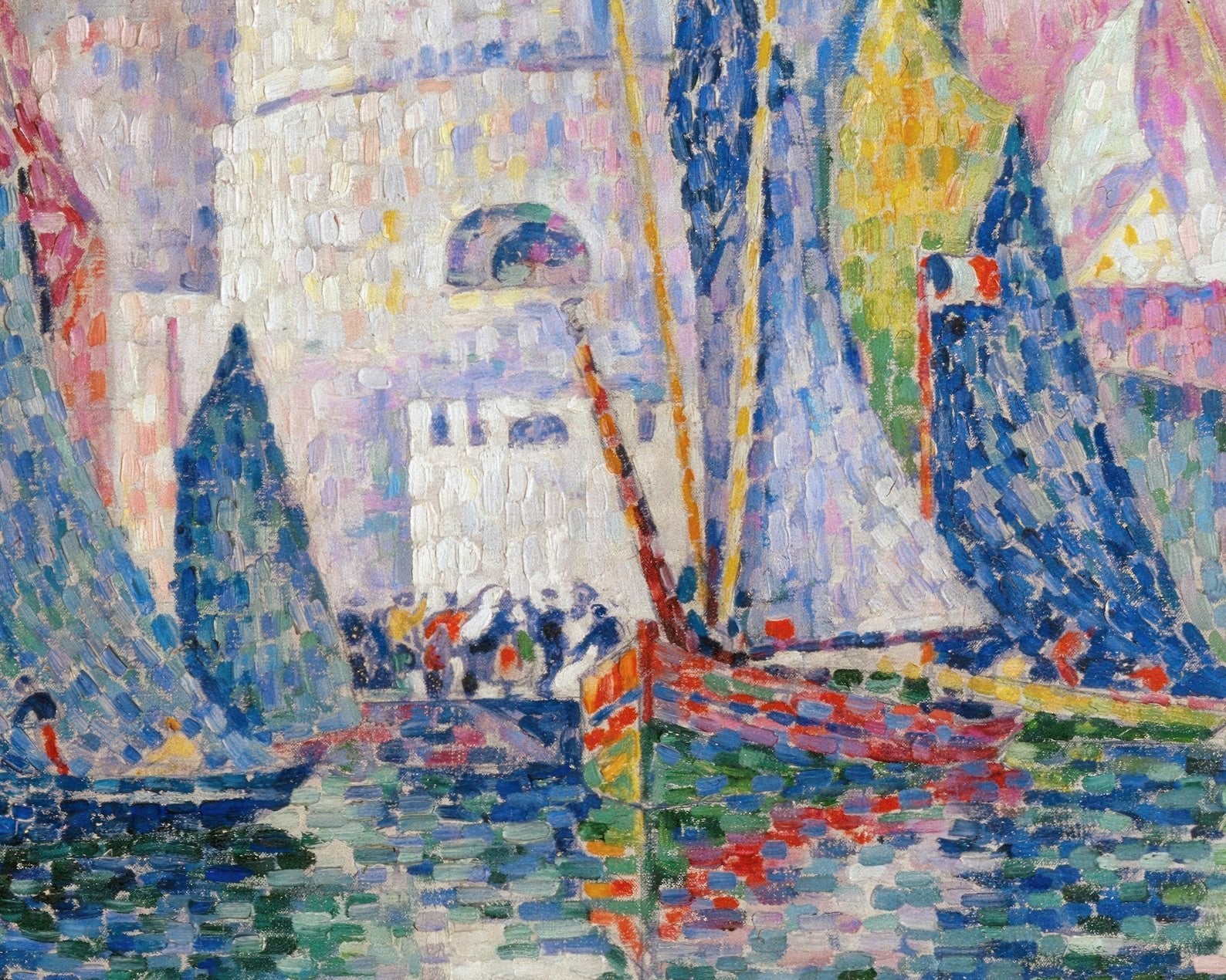 Paul Signac “Entrance to the port of La Rochelle” (c.1921) - Mabon Gallery