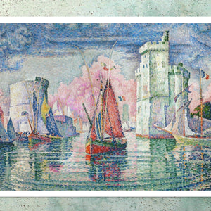Paul Signac “Entrance to the port of La Rochelle” (c.1921) - Mabon Gallery