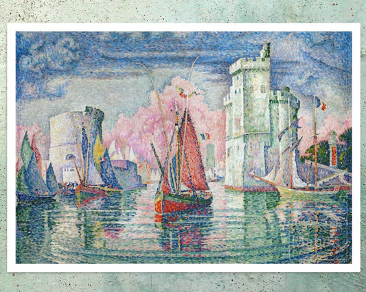 Paul Signac “Entrance to the port of La Rochelle” (c.1921) - Mabon Gallery