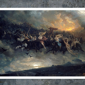 Peter Nicolai Arbo “Odin's Wild Hunt” (c.1872) - Mabon Gallery