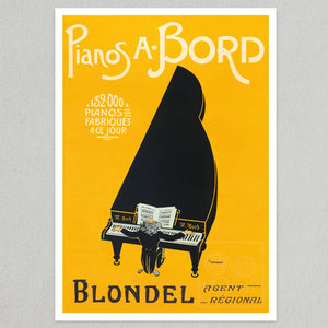 P.F Grignon "Pianos A. Bord" (c.1900) - Mabon Gallery