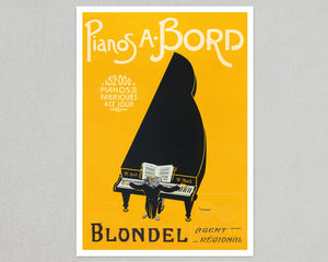 P.F Grignon "Pianos A. Bord" (c.1900) - Mabon Gallery