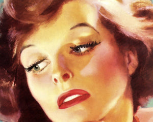 Photo Play Magazine Cover "Katharine Hepburn" by Dan Osher (c.1934) - Mabon Gallery