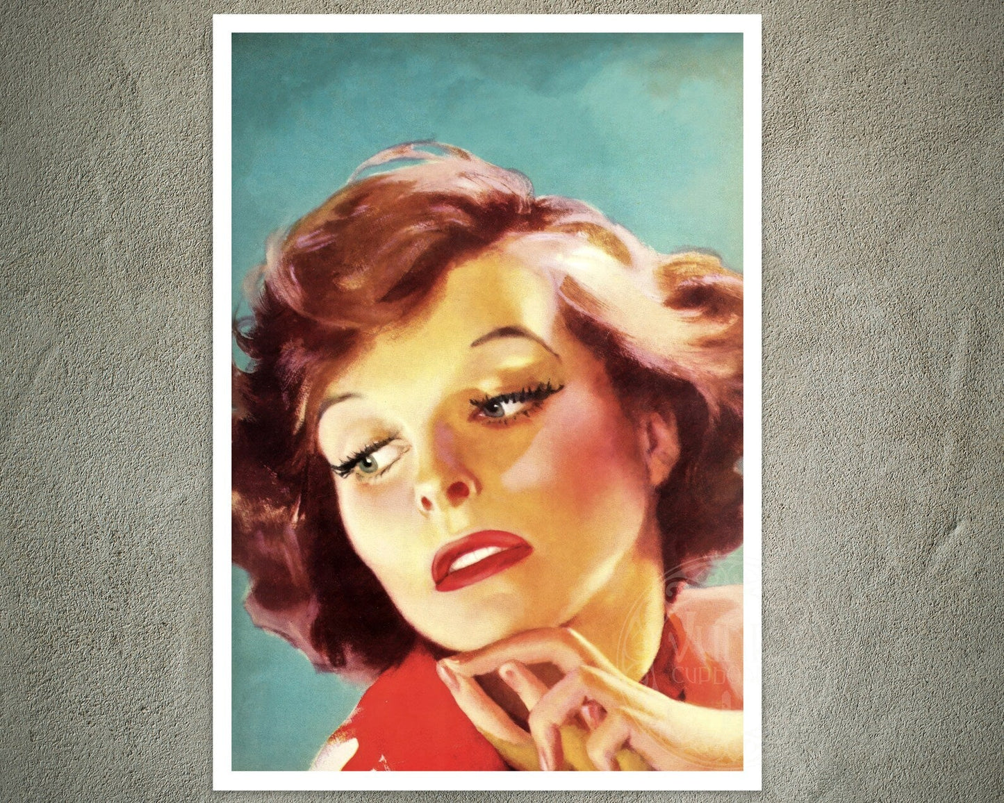 Photo Play Magazine Cover "Katharine Hepburn" by Dan Osher (c.1934) - Mabon Gallery