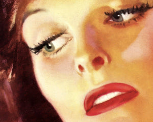 Photo Play Magazine Cover "Katharine Hepburn" by Dan Osher (c.1934) - Mabon Gallery