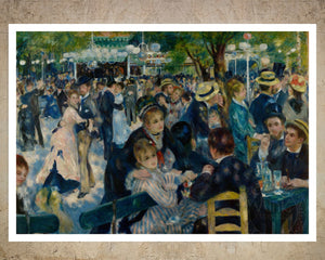 Pierre - Auguste Renoir "Bal du moulin de la Galette" (c.1876) - Mabon Gallery