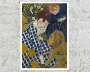 Pierre Bonnard "Woman with a Dog" (c.1891) - Mabon Gallery