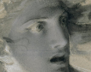 Pierre - Paul Prud'hon "The Head of Vengeance" (c.1804) - Mabon Gallery