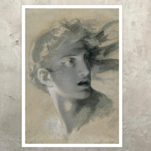 Pierre - Paul Prud'hon "The Head of Vengeance" (c.1804) - Mabon Gallery