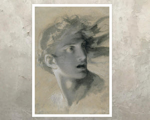 Pierre - Paul Prud'hon "The Head of Vengeance" (c.1804) - Mabon Gallery