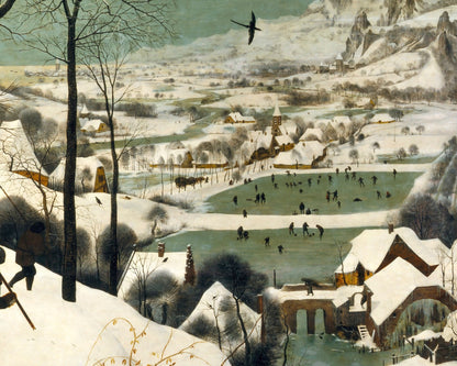 Pieter Bruegel the Elder "Hunters in the Snow" (c.1565) - Mabon Gallery