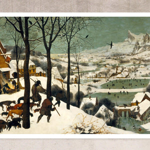 Pieter Bruegel the Elder "Hunters in the Snow" (c.1565) - Mabon Gallery