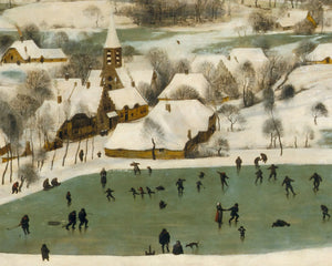 Pieter Bruegel the Elder "Hunters in the Snow" (c.1565) - Mabon Gallery
