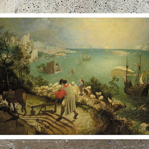 Pieter Bruegel the Elder "Landscape with the Fall of Icarus" (c.1560) - Mabon Gallery