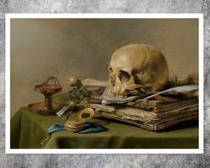 Pieter Claesz "Vanitas Still Life" (c.1630) - Mabon Gallery