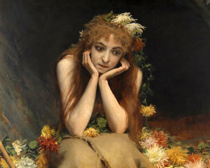 Plácido Francés y Pascual "Ofelia" (c.1880) - Mabon Gallery