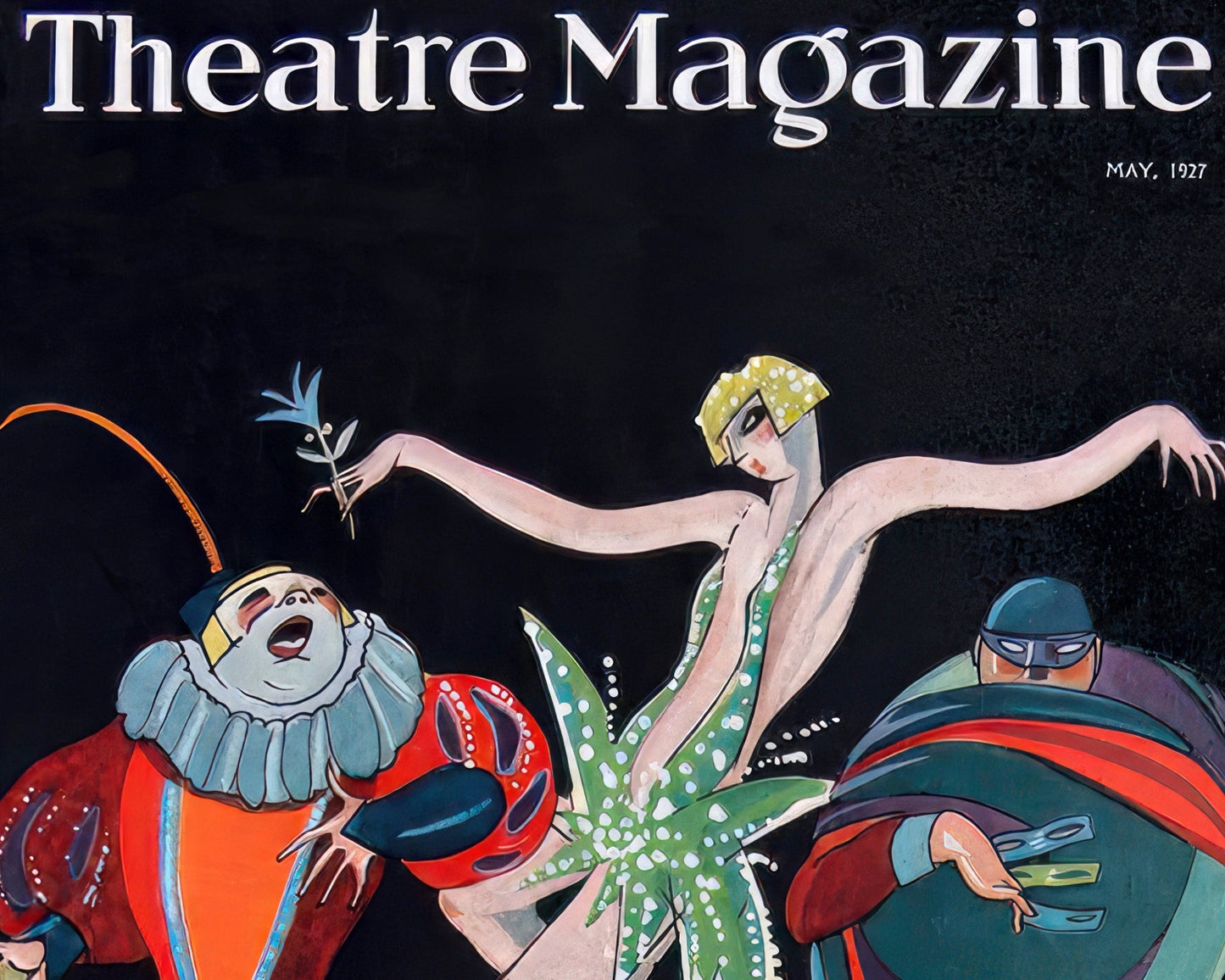 Pol Rab "Theatre Magazine Cover - May 1927" - Mabon Gallery