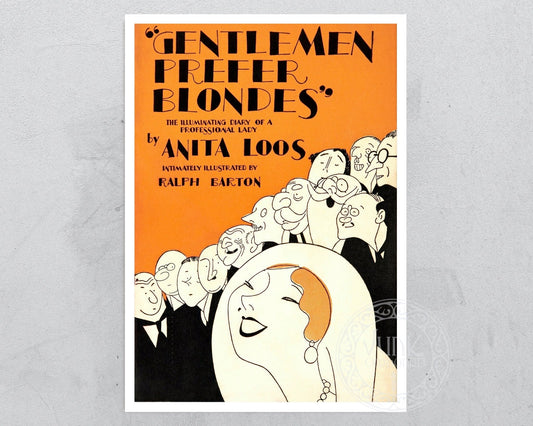 Ralph Barton "Gentlemen Prefer Blondes" (c.1926) - Mabon Gallery