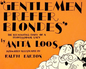 Ralph Barton "Gentlemen Prefer Blondes" (c.1926) - Mabon Gallery