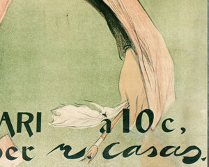 Ramón Casas "Pèl And Ploma" (c.1899) - Mabon Gallery