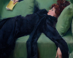 Ramón Casas "The Decadent After The Dance" (c.1899) - Mabon Gallery