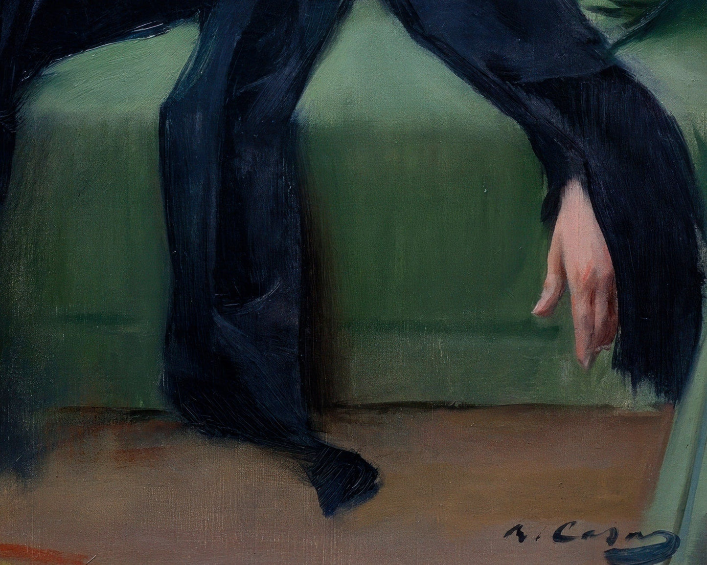 Ramón Casas "The Decadent After The Dance" (c.1899) - Mabon Gallery