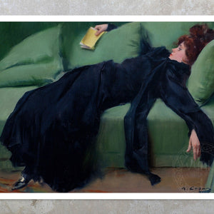 Ramón Casas "The Decadent After The Dance" (c.1899) - Mabon Gallery