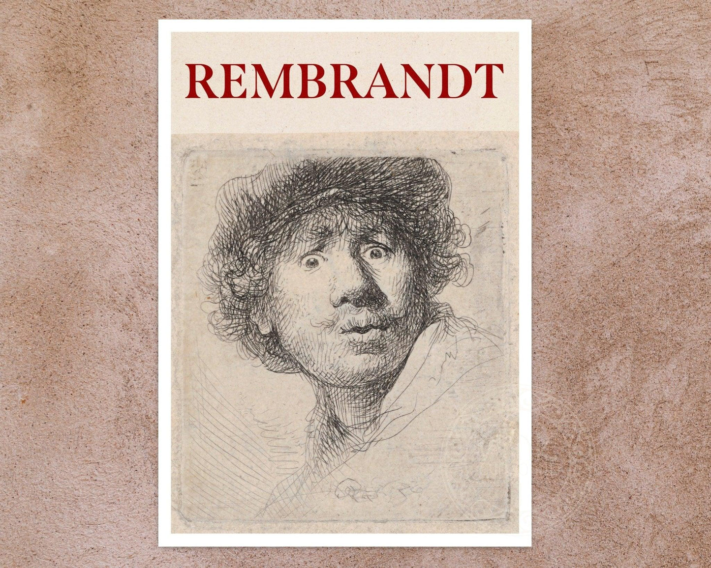 Rembrandt "Self - Portrait" (c.1630) - Mabon Gallery