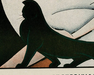 René Besserve (Reb) “The Kiss” Fantasio Magazine Illustration - Art Deco - Mabon Gallery