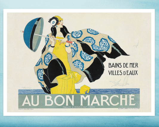 René Vincent "Au Bon Marche" (c.1923) - Mabon Gallery