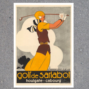René Vincent "Golf de Sarlabot. Houlgate - Cabourg" (c.1930) - Mabon Gallery