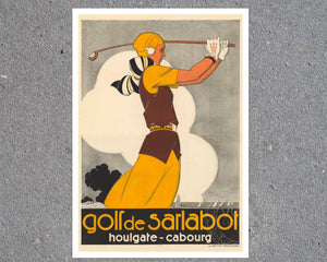 René Vincent "Golf de Sarlabot. Houlgate - Cabourg" (c.1930) - Mabon Gallery