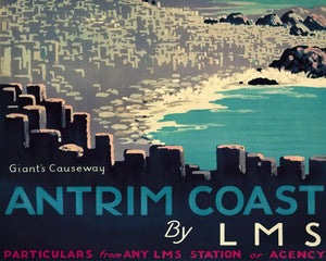 R.G Prail "Giants Causeway, Antrim Coast by LMS" (c.1930) - Mabon Gallery