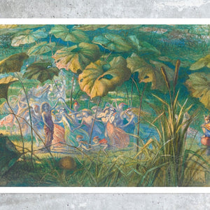 Richard Doyle "An Elfin Dance In Fairy Land" (c.1870) - Mabon Gallery